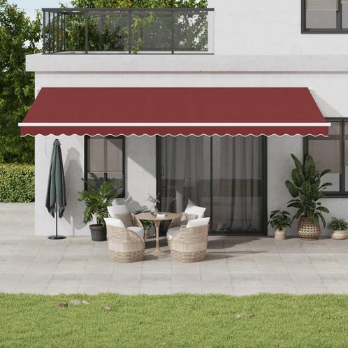 vidaXL Luifel handmatig uittrekbaar met LED 600x350 cm, Tuin en Terras, Zonneschermen, Nieuw, Verzenden