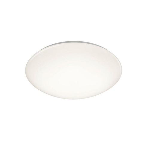 Witte plafonnière kunststof, Vanysia, 15W, 3000K LED, IP44, Huis en Inrichting, Lampen | Plafondlampen, Nieuw, Stof, Ophalen of Verzenden