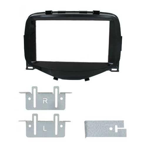 2-DIN inbouwframe Citroen C1 Toyota Aygo Peugeot 108 2014>, Auto diversen, Auto-accessoires, Nieuw, Verzenden