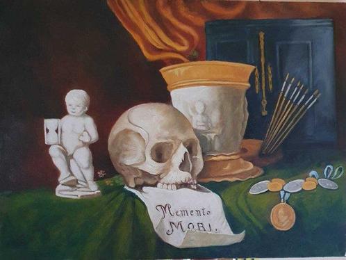 Antonio Costabile (1966), da Johann Andreas Groff - Vanitas, Antiek en Kunst, Kunst | Schilderijen | Klassiek