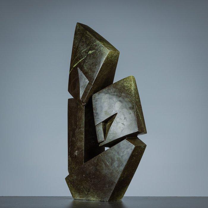 C.Makare - Figuur - Geometric faces - Kissing faces -, Antiek en Kunst, Kunst | Designobjecten