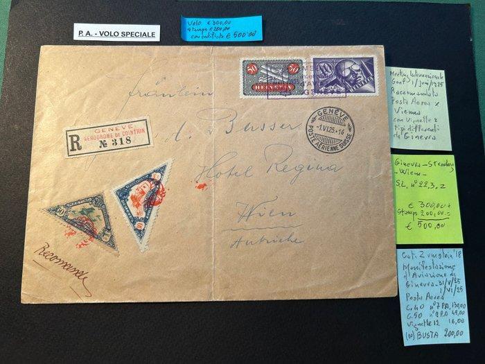 Envelop (6) - Zwitserland-nr. 6 Brieven: 4 aangetekende, Postzegels en Munten, Postzegels | Europa | België