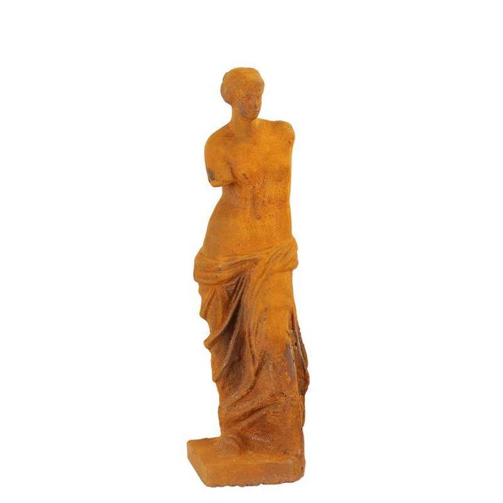 A RUSTY CAST IRON FIGURINE OF VENUS (Beeldjes - Decoratie), Antiek en Kunst, Kunst | Beelden en Houtsnijwerken, Verzenden