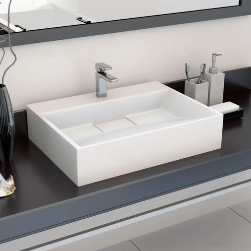 vidaXL Wastafel 50x38x13 cm mineraal gegoten/marmer gegoten, Doe-het-zelf en Verbouw, Sanitair, Nieuw, Verzenden