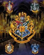 Poster Harry Potter House Crests 40x50cm, Verzenden, Nieuw, A1 t/m A3