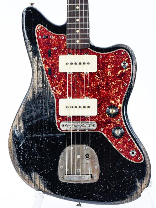 Kauffmann 63 JM Paulownia Bull Black Heavy Aged, Muziek en Instrumenten, Snaarinstrumenten | Gitaren | Elektrisch, Solid body