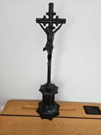 Crucifix - Metaal - 1910-1920 - Gietijzeren kruisbeeld - 53, Antiek en Kunst