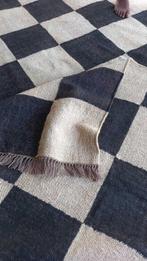 india - Boho Black Decor Kilim - Vloerkleed - 270 cm - 300, Huis en Inrichting, Nieuw