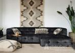 Loungebank Castricum - loungebanken - Antraciet, Nieuw, Stof