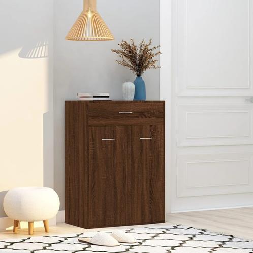 vidaXL Schoenenkast 60x35x84 cm bewerkt hout bruin, Huis en Inrichting, Kasten | Schoenenrekken, Nieuw, Verzenden
