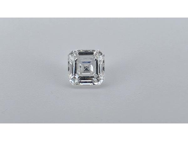 Veiling - Diamant  asscher 3.00 crt ( IGI gecertificeerd ), Sieraden, Tassen en Uiterlijk, Edelstenen