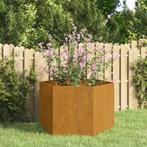 vidaXL Plantenbak roestig 60x60x45 cm cortenstaal, Verzenden, Nieuw, Metaal, 60 tot 100 cm