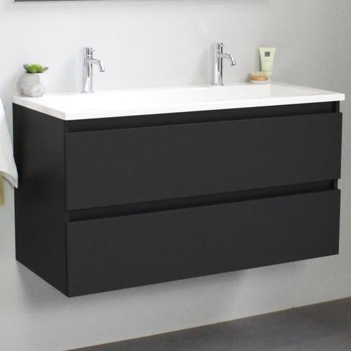Badkamermeubel BWS Pepper Acryl Wastafel Twee Kraangaten, Doe-het-zelf en Verbouw, Sanitair, Bad, Nieuw, Ophalen of Verzenden