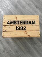 Fruitkisten “Amsterdam 1982” 50x40 hoogte 30cm, Huis en Inrichting, Minder dan 50 cm, 50 tot 100 cm, Nieuw, Ophalen of Verzenden