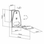 Nedis Speakerbeugel / muurbeugel geschikt voor Sonos Era 300, Audio, Tv en Foto, Luidsprekers, Verzenden, Nieuw