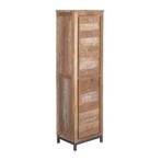 *WOONWINKEL* Tower Living Venetie Smalle Wandkast Teak, Huis en Inrichting, Kasten | Wandmeubels, Verzenden, Nieuw