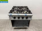 RVS Combisteel 4 Pits Gasfornuis 80 cm GAS Horeca, Zakelijke goederen, Horeca | Keukenapparatuur, Ophalen of Verzenden, Nieuw zonder verpakking