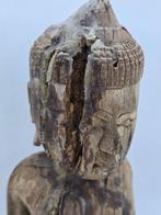 Buddha 25 cm Myanmar - Hout - Birma - Myanmar - 18e/19e eeuw, Antiek en Kunst, Kunst | Niet-Westerse kunst