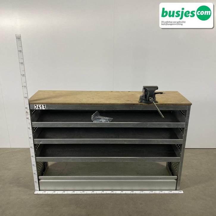 Aluca bedrijfswageninrichting 1510x540x970mm (2613), Auto diversen, Overige Auto diversen, Ophalen of Verzenden