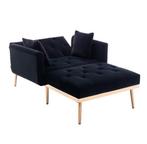 Verstelbare Bank-Fauteuil met Omzetbaar Bed 165×90×77 cm, Huis en Inrichting, Slaapkamer | Slaapbanken, Verzenden, Nieuw
