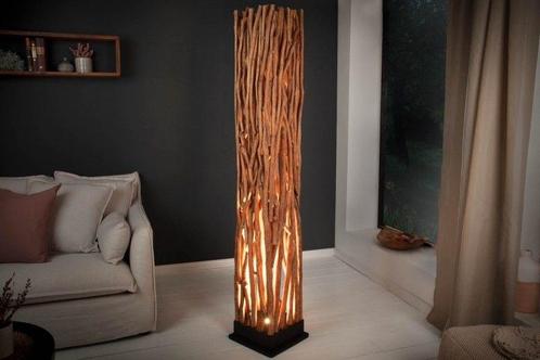 Handgemaakte vloerlamp NATURE ART 173cm gemaakt van massief, Huis en Inrichting, Lampen | Vloerlampen, Ophalen of Verzenden