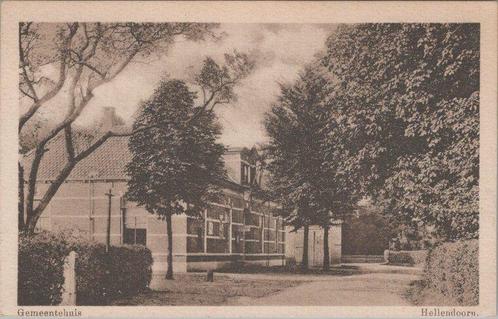 HELLENDOORN - Gemeentehuis, Verzamelen, Ansichtkaarten | Nederland, Verzenden