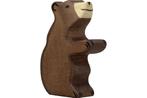 Holztiger - Houten Dieren - Bruine beer klein 7 cm, Nieuw