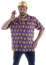 Party Blouse Ananas Purple, Kleding | Heren, Ophalen of Verzenden, Nieuw