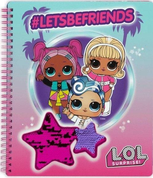 L.O.L. Surprise! Notitieboek A5 Meisjes Papier Roze/blauw, Boeken, Overige Boeken, Verzenden