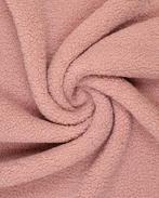 Teddy Polyester Roze, Hobby en Vrije tijd, Stoffen en Lappen, Nieuw, Roze