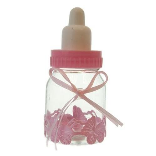Taartdecoratie Baby Zuigfles Roze 9cm, Hobby en Vrije tijd, Taarten en Cupcakes maken, Nieuw, Verzenden