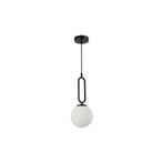 Hanglamp | BALI | 1x E27 | Ø15cm | Zwart, Huis en Inrichting, Lampen | Hanglampen, Ophalen of Verzenden, Nieuw, Metaal, 50 tot 75 cm