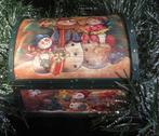 Kerstdecoratie - Charmante houten kerst-muziekdoos met, Nieuw