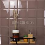 Wandtegel capsule metro powder roze 15x15 wandtegel, Ophalen, Nieuw, 10 m² of meer, Wandtegels