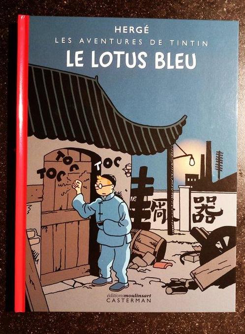 Tintin - Le lotus bleu - Version limitée, cacheté et, Boeken, Stripboeken