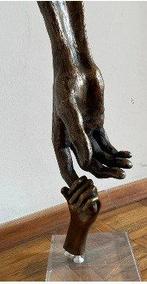 Lucio Oliveri - sculptuur, Insieme - 51 cm - Brons,