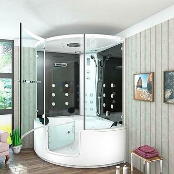 Bad Douche Instap Whirlpool Stoom Combi Rivera 140X140X210 beschikbaar voor biedingen