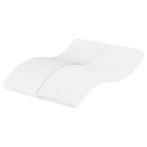 vidaXL Schuimmatras hardheid H2 H3 120x210 cm wit, Verzenden, Nieuw