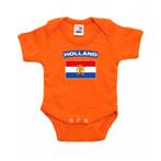 Hollandse vlag rompertje oranje babies - Oranje rompers