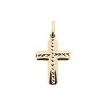 9 Krt. Hanger van een kruis (unisex, religieus), Sieraden, Tassen en Uiterlijk, Antieke sieraden, Ophalen of Verzenden, Goud