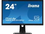Iiyama ProLite XB2483HSU-B1 - 24 Full HD Monitor - AMVA+, Computers en Software, Monitoren, Verzenden, Zo goed als nieuw, Iiyama