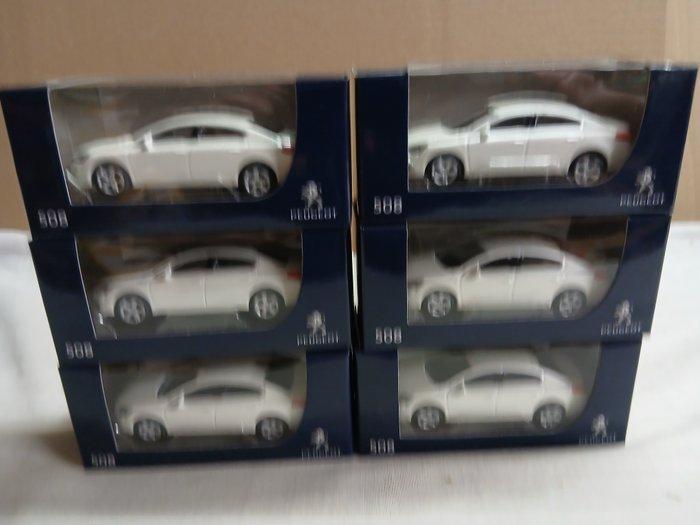 Norev 1:43 - Modelauto (6) - Peugeot 508, Hobby en Vrije tijd, Modelauto's | 1:5 tot 1:12