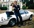 Roger Moore and Barbara Bach - Autographed Photo The Spy, Verzamelen, Nieuw