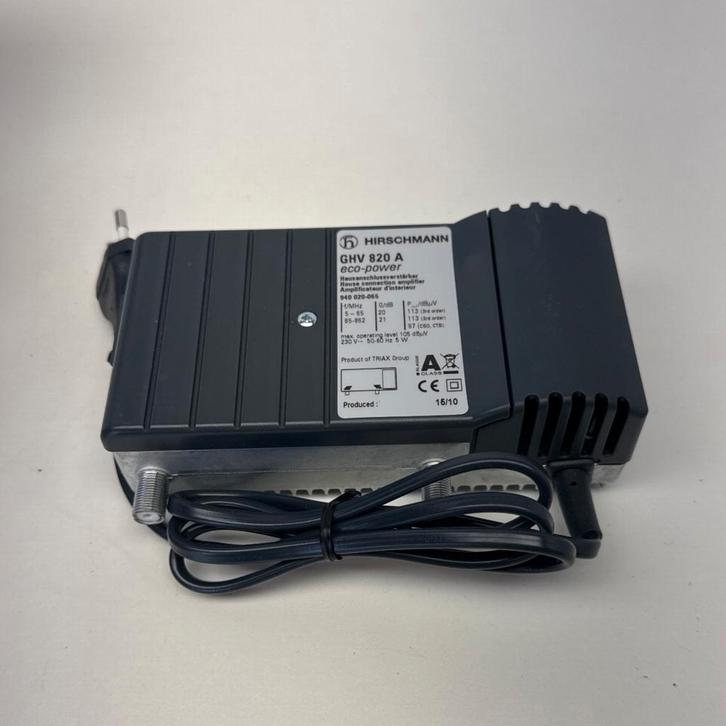 Hirschmann GHV 820A Digitale TV versterker | Nieuw, Audio, Tv en Foto, Versterkers en Receivers, Nieuw, Ophalen of Verzenden