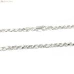 Zilveren rope ketting 60 cm 3 mm, Verzenden, Nieuw, Zilver