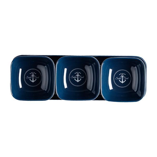 Scheepsservies Sailor Soul Tappasset / Snackset, Watersport en Boten, Overige Watersport en Boten, Nieuw, Ophalen of Verzenden