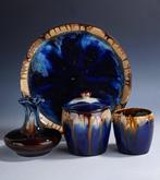 Faienceries de Thulin - Vaas (4) - Art Deco set met, Antiek en Kunst
