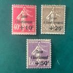 Frankrijk 1930 - Caisse D’Amortiseement IV - Yvert 266/268, Gestempeld