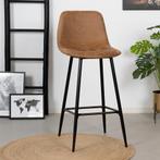 40% Korting: Industriële barkruk Susan cognac 72 cm, Huis en Inrichting, Ophalen, Zo goed als nieuw