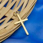 8 Krt. hanger van een kruis (religieus, kruis kettinghanger), Sieraden, Tassen en Uiterlijk, Antieke sieraden, Ophalen of Verzenden